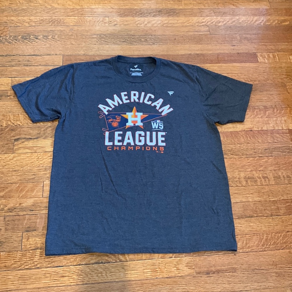 Fanatics American league 2021 Baseball champions shirt size large men's